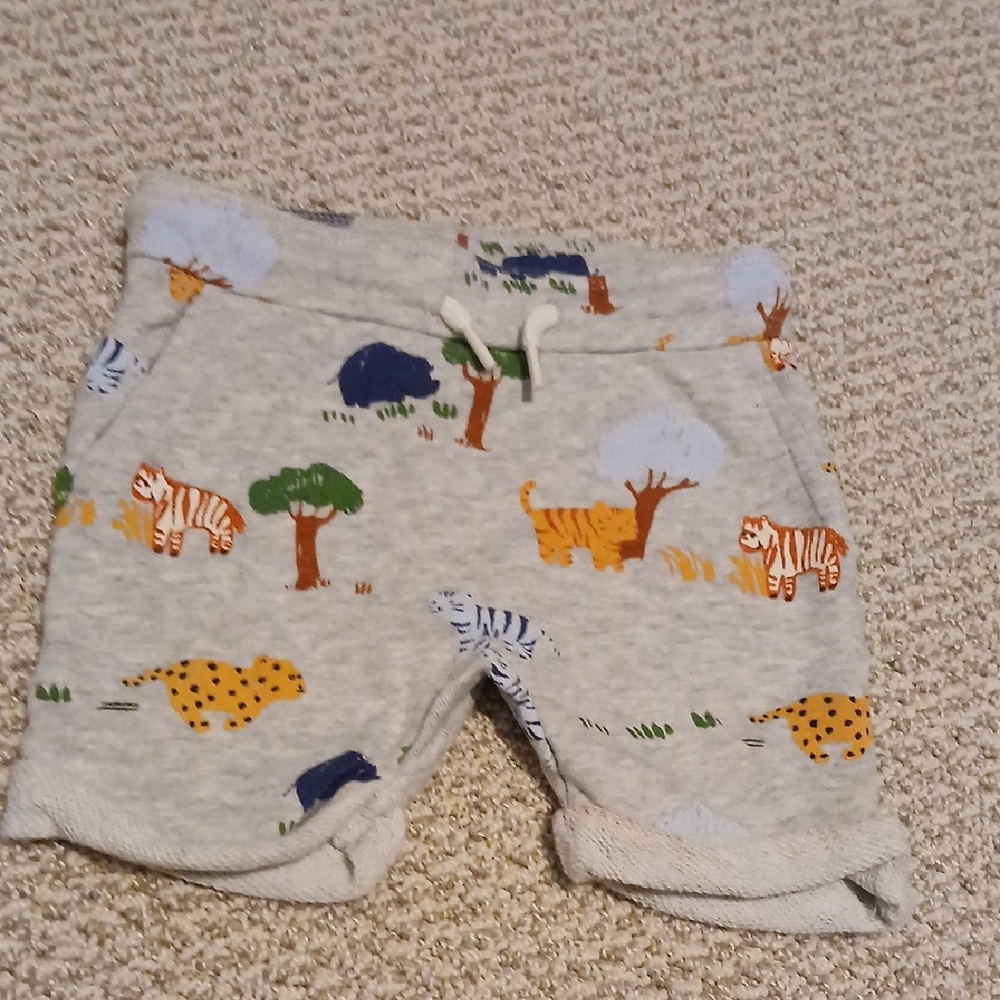 Baby Jungle Adventure Print Shorts Size 9m